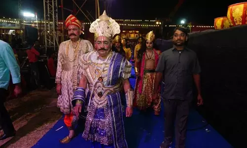 സീതയുടെ അച്ഛനായി അണിഞ്ഞൊരുങ്ങി കേന്ദ്ര ശാസ്ത്ര സാങ്കേതിക വകുപ്പു മന്ത്രി; വിമർശനവുമായി  സോഷ്യൽ മീഡിയ 