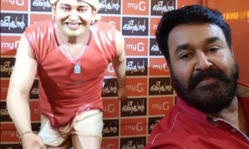 ആവേശം വാനോളം; ഒടിയന്റെ ലൈഫ് സൈസ് ക്യാരക്ടര്‍ സ്റ്റാച്ച്യൂ അനാച്ഛാദനം ചെയ്തു