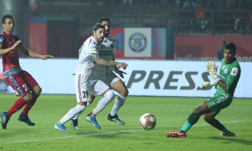 ജംഷെഡ്പൂരിനെ അവസാന നിമിഷം സമനിലയില്‍ പിടിച്ച് നോര്‍ത്ത് ഈസ്റ്റ്