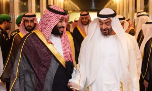 സൗദി കിരീടാവകാശി മുഹമ്മദ് ബിന്‍ സല്‍മാന്‍ യു.എ.ഇയില്‍
