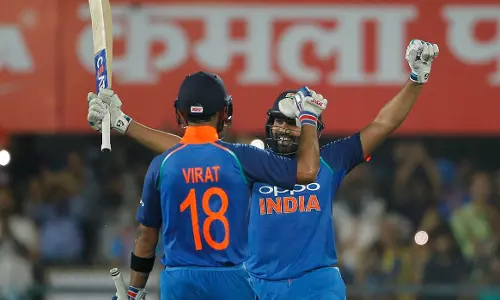 സെഞ്ച്വറിയുമായി കോഹ്‌ലിയും രോഹിതും; തകര്‍പ്പന്‍ ജയവുമായി ഇന്ത്യ 