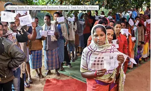ഛത്തീസ്ഗഢില്‍ രണ്ടാംഘട്ട വോട്ടെടുപ്പ് ഇന്ന്