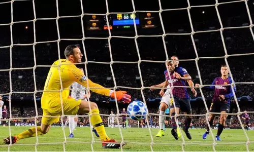 മെസി ഇല്ലെങ്കിലും ബാഴ്സ സ്ട്രോങ് തന്നെ; ഇന്റര്മിലാനെതിരെ തകര്പ്പന് ജയം മെസി ഇല്ലെങ്കിലും ബാഴ്സ സ്ട്രോങ് തന്നെ; ഇന്റര്മിലാനെതിരെ തകര്പ്പന് ജയം