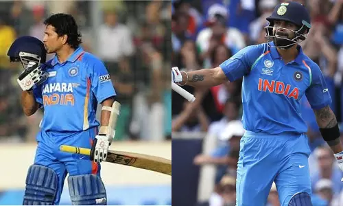 സച്ചിനോ അതോ കോഹ്‌ലിയോ? ഈ കണക്കുകള്‍ നോക്കൂ... 