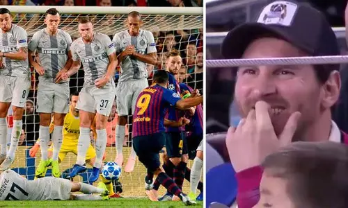 ഇത് ‘വേറെ ലെവല്‍ പ്രതിരോധം’  സുവാരസിന്റെ ആ കിക്കിന് തടയിട്ടത് ഇങ്ങനെ.... 