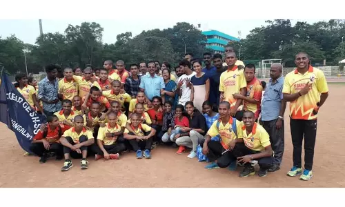 കോതമംഗലം സെന്റ് ജോർജ് സ്കൂളിന് ആവേശോജ്ജ്വല സ്വീകരണം