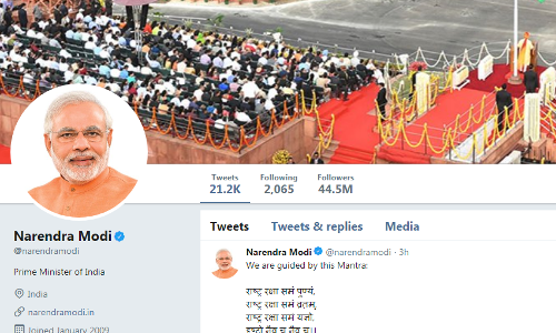 നരേന്ദ്ര മോദിയുടെ ട്വീറ്റുകള്‍; 2014 ന് മുമ്പും ശേഷവും   
