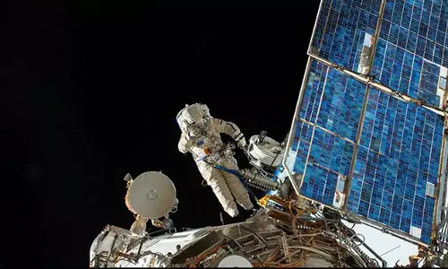 പ്രതിസന്ധികള്‍ക്കൊടുവില്‍ ബഹിരാകാശ നിലയത്തില്‍ ക്രിസ്തുമസ് വിഭവങ്ങളെത്തി