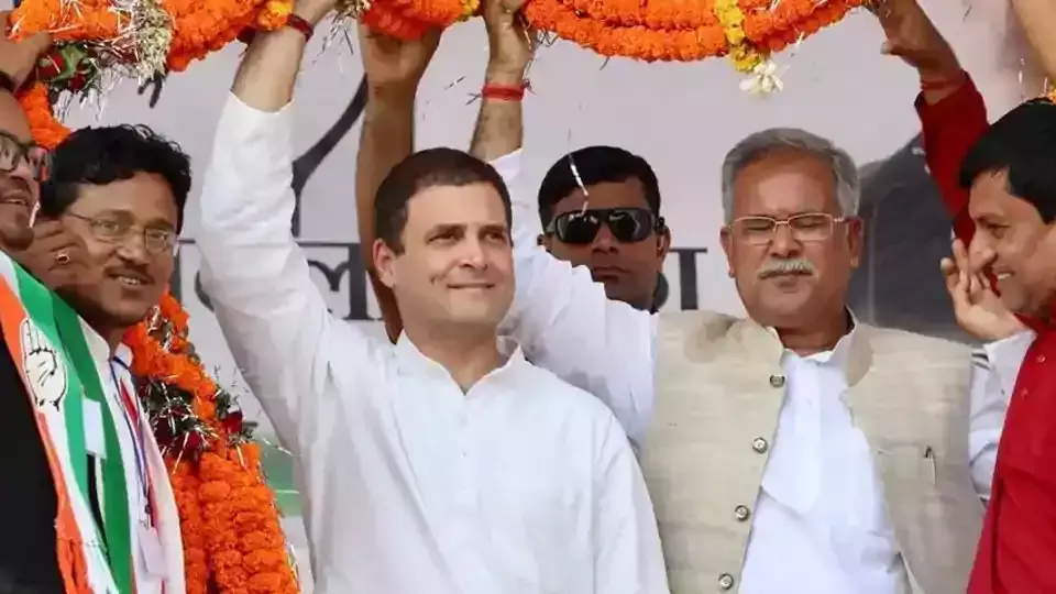 ഛത്തീസ്‍ഗഡില്‍ ജനബാഹുല്യം കൊണ്ട് വിസ്‍മയിപ്പിച്ച് രാഹുല്‍ ഗാന്ധി