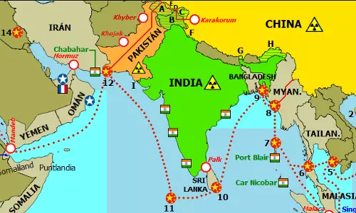 ചൈനയുടെ ‘പവിഴമാല’ ഇന്ത്യക്ക് കുരുക്കാവുമ്പോള്‍