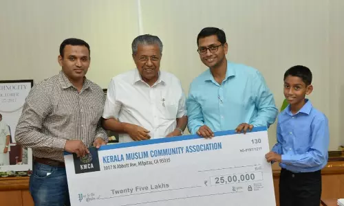 മുഖ്യമന്ത്രിയുടെ പ്രളയ ദുരിതാശ്വാസ നിധി;  കെ.എം.സി.എ 25 ലക്ഷം രൂപ നല്‍കി