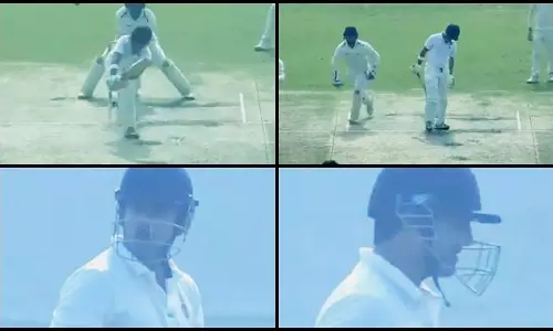 50 തികയ്ക്കാനായില്ല; ഔട്ടായപ്പോള്‍ ഗംഭീറിന്‍റെ രോഷപ്രകടനം