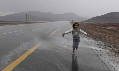 സൗദി അറേബ്യയില്‍ ഇടിയോടുകൂടിയ മഴ തുടരും