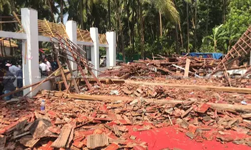 റിസോര്‍ട്ടിന്‍റെ മേല്‍ക്കൂര തകര്‍ന്ന് വീണ് 63 പോലീസുകാര്‍ക്ക് പരിക്ക്