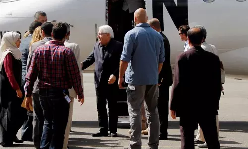 യമനില്‍ സര്‍ക്കാരുമായുള്ള ചര്‍ച്ചക്ക് മുന്നോടിയായി യു.എന്‍ ദൂതന്‍ ഹുദൈദയില്‍