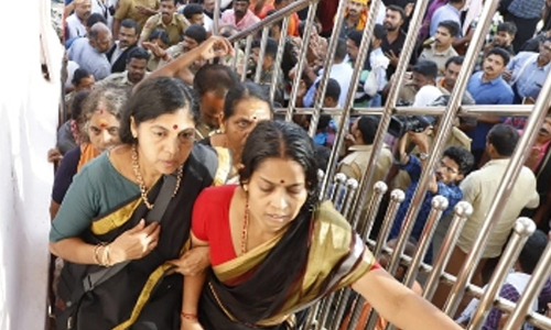 ശബരിമലയില്‍ തീര്‍ഥാടകയെ അക്രമിച്ച സംഭവം: കെ. സുരേന്ദ്രനടക്കം ആര്‍.എസ്.എസ്-ബി.ജെ.പി നേതാക്കള്‍ക്കെതിരെ വീണ്ടും കേസ്