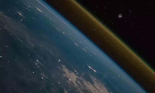 റോക്കറ്റ് വിക്ഷേപണം ബഹിരാകാശത്തു നിന്നും കണ്ടിട്ടുണ്ടോ?