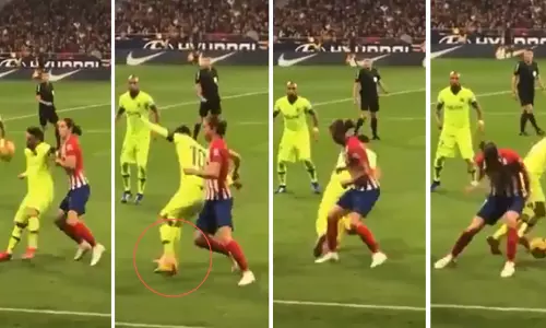 സ്ലോമോഷനില്‍ കണ്ടാലേ മെസിയുടെ കളി മനസിലാകൂ, പിന്നല്ലേ എതിര്‍ടീം താരങ്ങള്‍ക്ക്