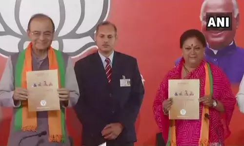 അഞ്ച് വര്‍ഷം കൊണ്ട് 50 ലക്ഷം തൊഴില്‍; രാജസ്ഥാനില്‍ മോഹന വാഗ്ദാനങ്ങളുമായി ബി.ജെ.പിയുടെ പ്രകടന പത്രിക 