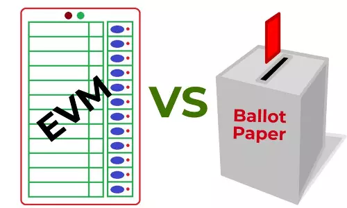 ഇ.വി.എം വേണ്ട, ബാലറ്റ് പേപ്പര്‍ മതി; തെരഞ്ഞെടുപ്പ് കമ്മീഷന്‍റെ ഫേസ് ബുക്ക് പേജില്‍ പ്രതിഷേധം 