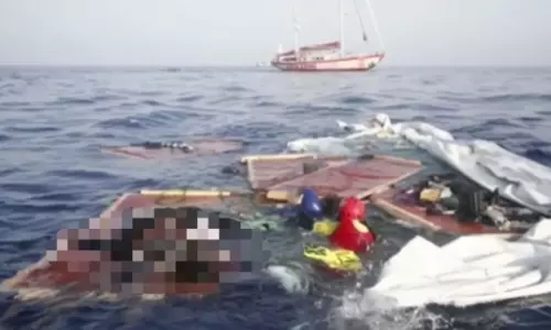 മെഡിറ്ററേനിയന്‍ കടലിലൂടെ യൂറോപ്പിലേക്ക് കടക്കാന്‍ ശ്രമിച്ച 14 കുടിയേറ്റക്കാര്‍ മരിച്ചു