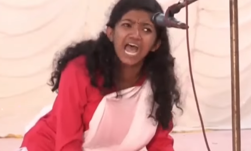 സൗകര്യങ്ങളില്ലാതെ കലോത്സവത്തിലെ മോണോ ആക്ട് മത്സരവേദി