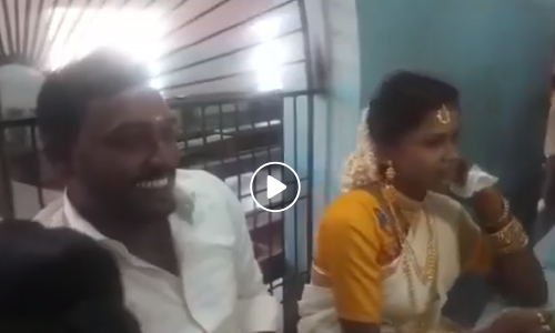 വിവാഹ ദിനത്തിലെ റാഗിങ് അതിരുവിട്ടു: ദേഷ്യത്തോടെ ഭക്ഷണമേശ മറിച്ചിട്ട് വരന്‍