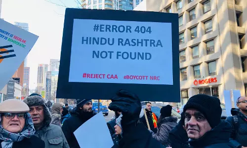 പൗരത്വ നിയമ ഭേദഗതിക്കെതിരെ ടൊറന്‍റോയിലും പ്രതിഷേധം