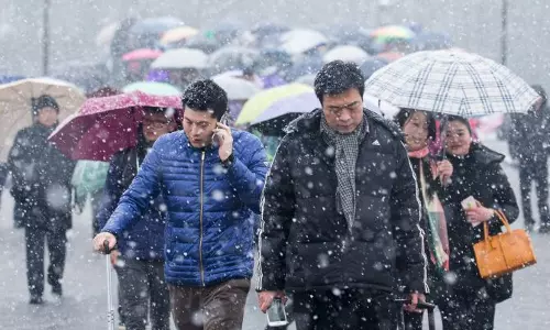 ചൈനയിൽ അതിശൈത്യം