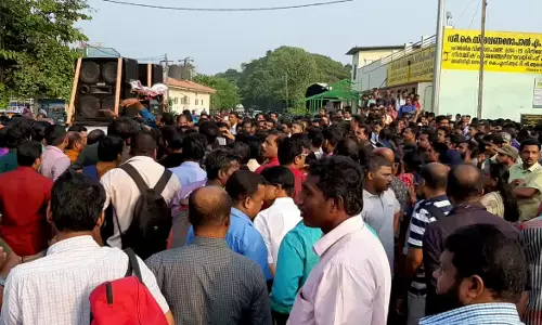 എംപാനൽ ജീവനക്കാരുടെ ലോംഗ് മാർച്ച് ആലപ്പുഴയില്‍ പുരോഗമിക്കുന്നു 