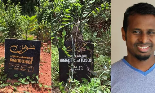 ‘മീസാൻ കല്ലിൽ തീര്‍ത്ത ആ രണ്ട്  കാലിഗ്രഫികൾ’; കരീമിന്റെ ഈ കുറിപ്പ് നമ്മുടെ ഹ്യദയം കീഴടക്കും
