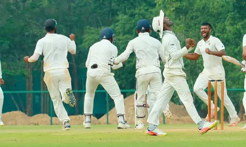 രഞ്ജി ട്രോഫി; നാടകീയ ജയത്തോടെ കേരളം നോക്കൗട്ടില്‍  