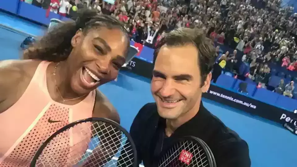 എക്കാലത്തെയും മികച്ച സെല്‍ഫി തന്നെ; ഫെഡും സെറീനയും ആദ്യമായി നേര്‍ക്കുനേര്‍