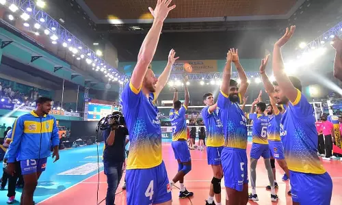 പ്രോ വോളിയില്‍ പൊരുതി ജയിച്ച് കൊച്ചി ബ്ലൂ സ്‌പൈക്കേഴ്‌സ്