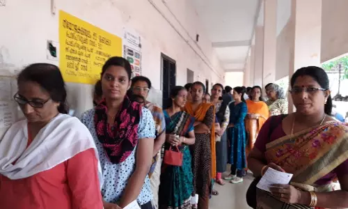 ത്രികോണ മത്സരം നടന്ന മണ്ഡലങ്ങളിൽ കനത്ത പോളിങ്