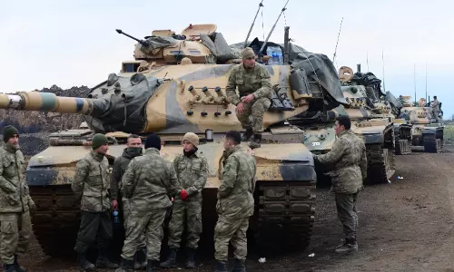 സിറിയന്‍ മേഖലയില്‍ സൈനിക നീക്കം ശക്തമാക്കി തുര്‍ക്കി