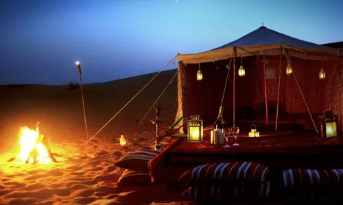 മരുഭൂമിയിൽ തമ്പടിക്കുന്നവർക്ക്​ ദുബൈ സിവിൽ ഡിഫൻസിന്‍റെ സുരക്ഷാ മുന്നറിയിപ്പ്