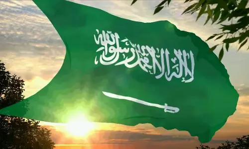 സൗദി അറേബ്യയുടെ ആദ്യ ഹോക് ജെറ്റ് പരിശീലന വിമാനം  കുതിച്ചുയർന്നു