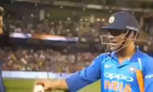 പന്ത് എടുക്കൂ, അല്ലെങ്കില്‍ ഞാന്‍ വിരമിക്കുകയാണെന്ന് പറയും; വൈറലായി ധോണിയുടെ വാക്കുകള്‍ 