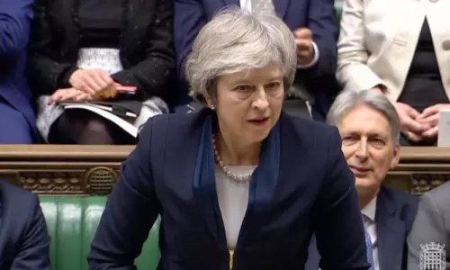 തെരേസ മേയുടെ ബ്രെക്സിറ്റ് കരാര്‍ ബ്രിട്ടീഷ് പാര്‍ലമെന്‍റ് തള്ളി 