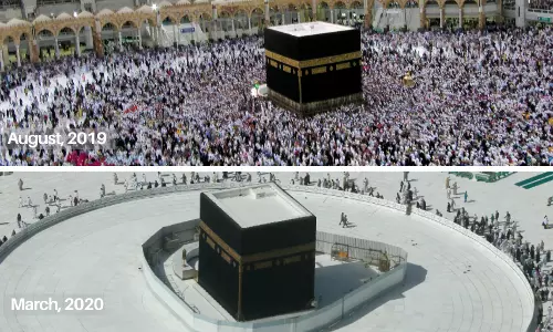 ഹാജിമാരുടെ ആദ്യ സംഘം മക്കയിലെത്തി