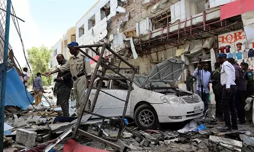 സൊമാലിയയില്‍ കാര്‍ബോംബ് സ്ഫോടനം; 11 പേര്‍ ‍കൊല്ലപ്പെട്ടു