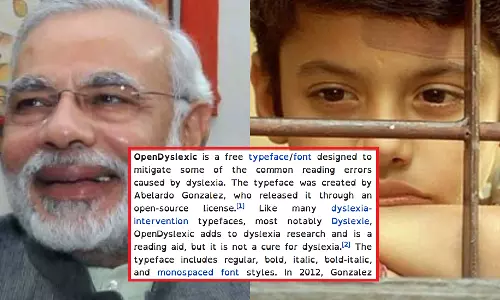 ഡിസ്‌ലെക്സിയ രോഗമുള്ളവര്‍ക്ക് മാത്രം വായിക്കാവുന്ന പ്രത്യേക ഫോണ്ട്! പരിചയപ്പെടാം