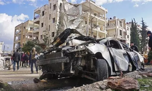 സിറിയയില്‍ ഇരട്ട സ്ഫോടനം: 24 പേര്‍ കൊല്ലപ്പെട്ടു