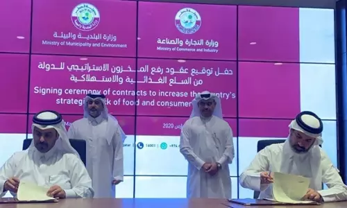 ഖത്തര്‍ കോവിഡ്: ഭക്ഷ്യവസ്തുക്കള്‍ സ്റ്റോക്ക് ചെയ്യുന്നതിനായി കരാറൊപ്പിട്ടു