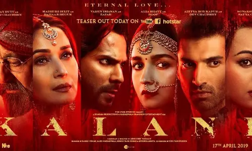 വിഭജന കാലത്തെ പ്രണയം പറഞ്ഞ് കലങ്ക്; ടീസര്‍ പുറത്ത് 