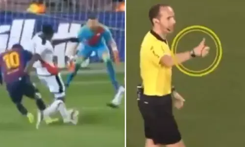 പെനല്റ്റി വേണ്ട, അത് ഫൗളല്ല... തുറന്നുപറഞ്ഞ മെസിക്ക് തംസ് അപ്പ് നല്കി റഫറിയും പെനല്റ്റി വേണ്ട, അത് ഫൗളല്ല... തുറന്നുപറഞ്ഞ മെസിക്ക് തംസ് അപ്പ് നല്കി റഫറിയും