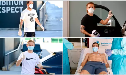 ലാലിഗ താരങ്ങള്‍ കോവിഡ് പരിശോധന നടത്തി, പരിശീലനം ആരംഭിച്ചു