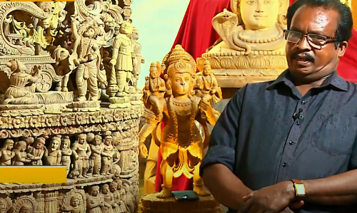 മോഹന്‍ലാലിന് വേണ്ടി മഹാഭാരതം മുഴുവന്‍ ഒറ്റ ശില്‍പത്തിലൊരുക്കുകയാണ് നാഗപ്പനും സംഘവും