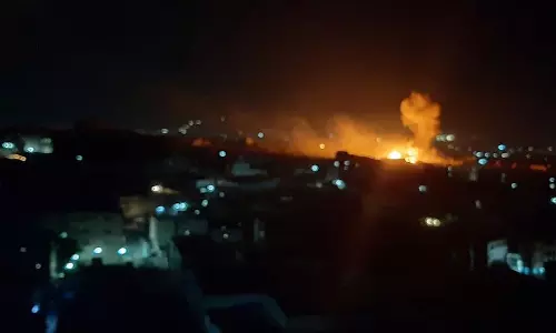 ഹൂത്തി കേന്ദ്രങ്ങളെ ലക്ഷ്യമാക്കി അറബ് സഖ്യസേനയുടെ ആക്രമണം